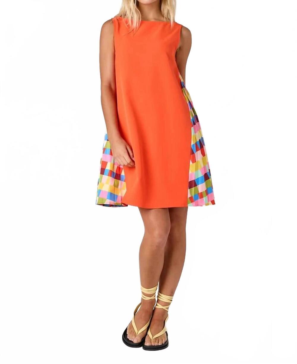 NEW CROSBY BY MOLLIE BURCH pixie dress in tangerine